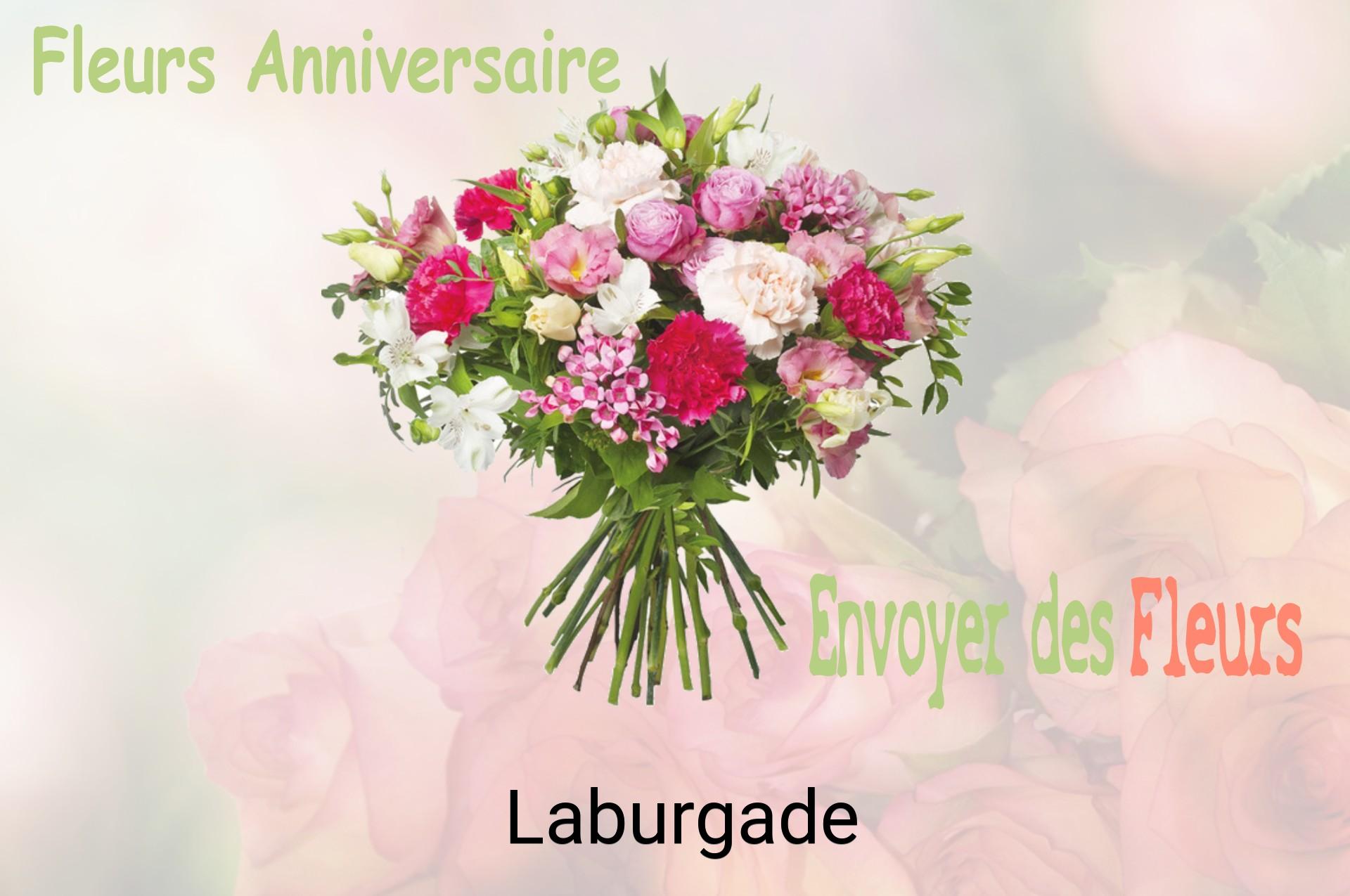Bouquet de fleurs d’anniversaire livré à Laburgade