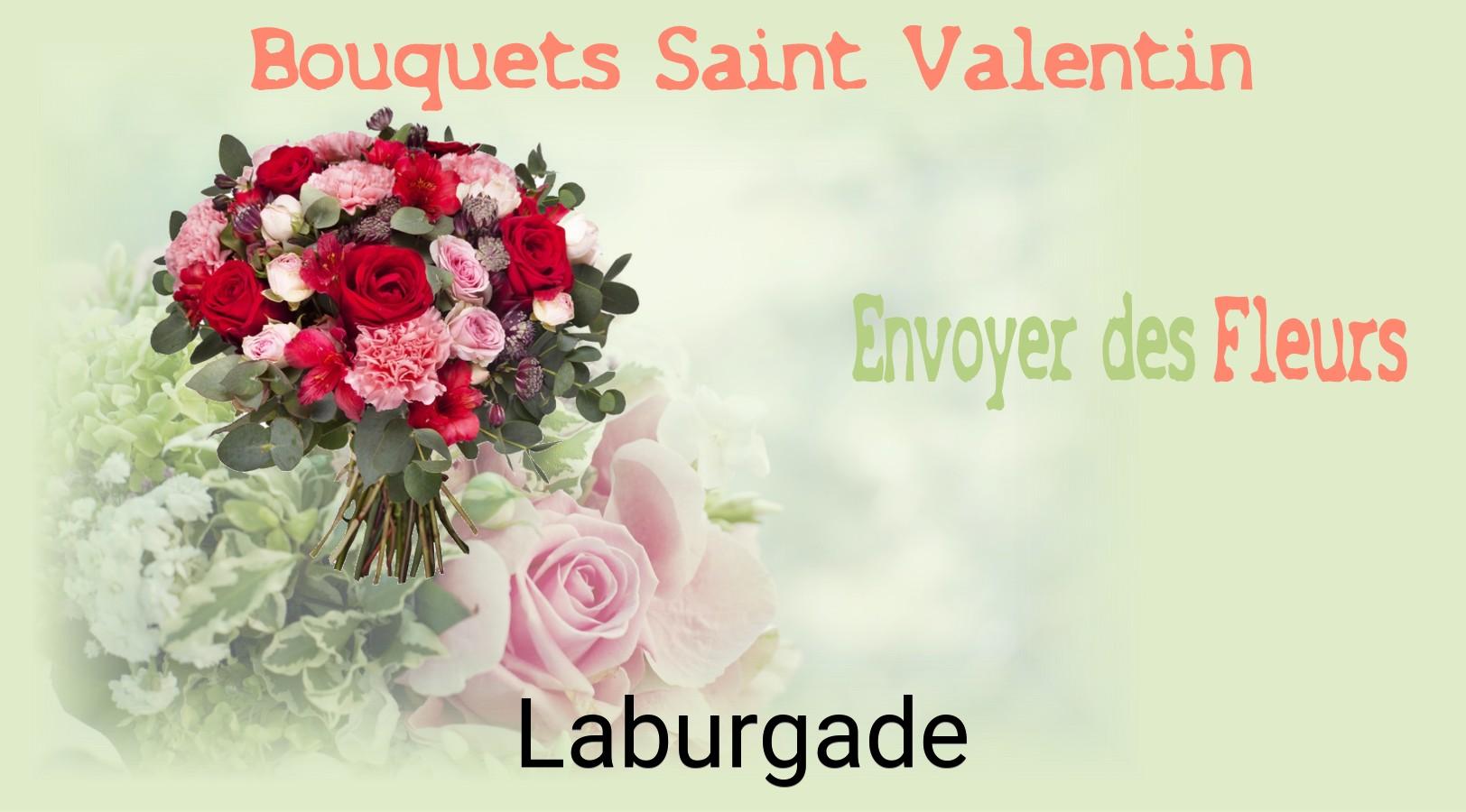 Roses de Saint-Valentin livrées à Laburgade